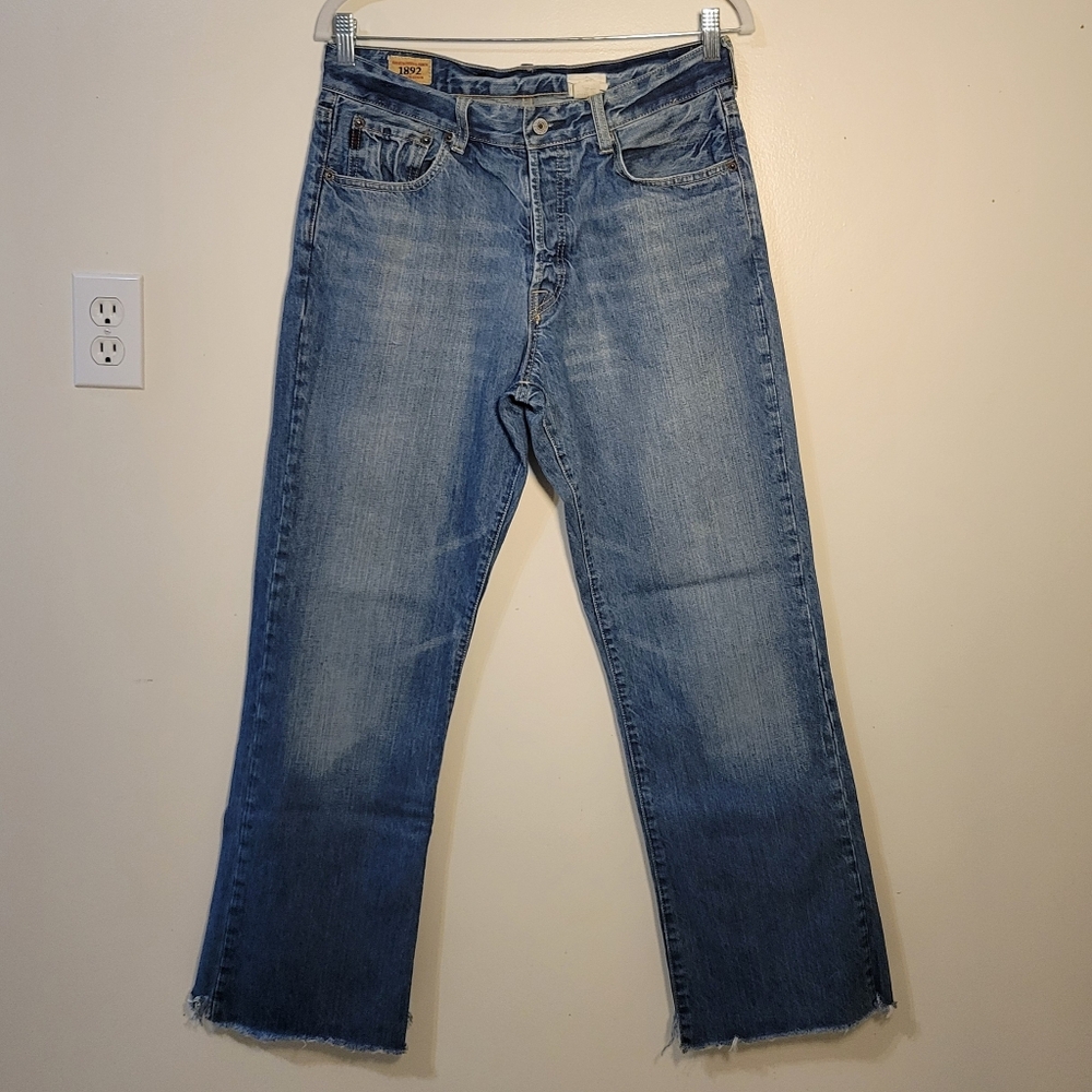 VTG Y2K: Abercrombie & Fitch 1892 (Men's 32X30) Button-fly Wide Leg Denim Jeans